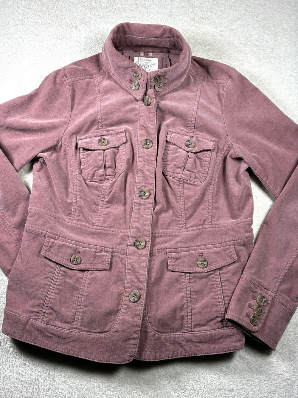 Sonoma Dusty Mauve Utility Jacket